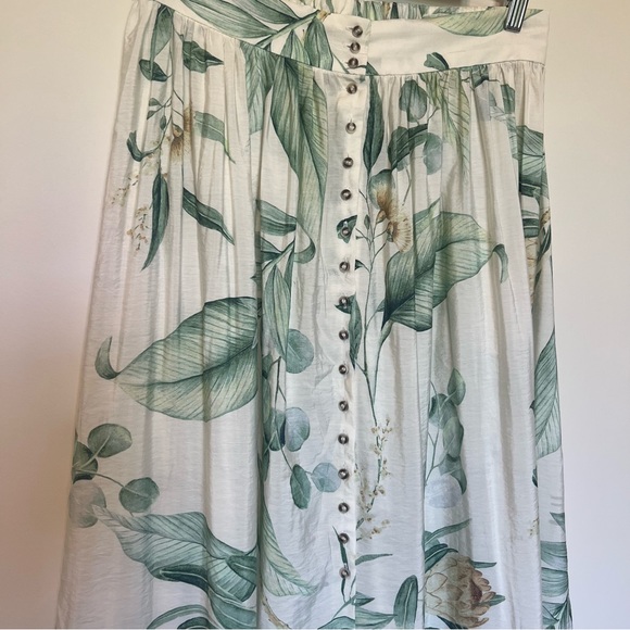 H&M Maxi Button Front Floral Skirt - Picture 2 of 5